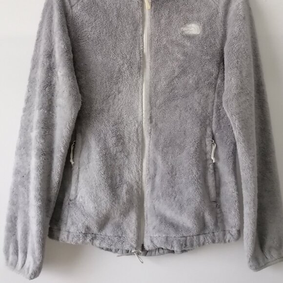 The North Face Tech Osito Womens Meld Gray Full Zip Fleece Winter Jacket Size S - Picture 3 of 8